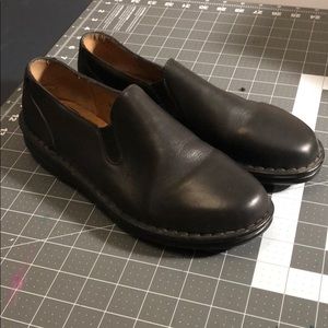 Black Leather Loafers - NEW!